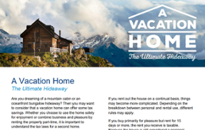 Vacation Home article (PDF)